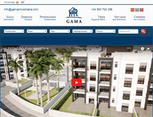 Tablet Screenshot of gamainmobiliaria.com