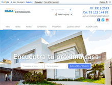 Tablet Screenshot of gamainmobiliaria.mx